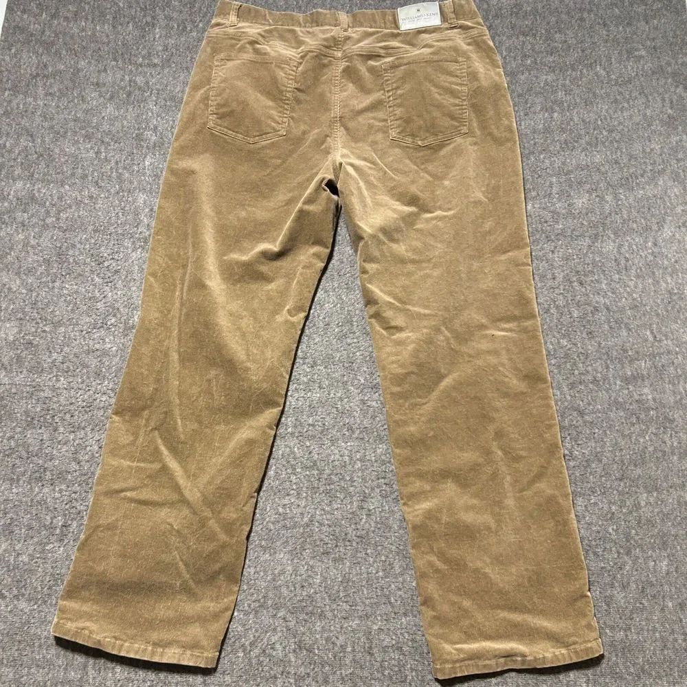 Williams & Kent Corduroy Pants‎ Mens 38 Beige Chino Straight Khaki Retro Casual